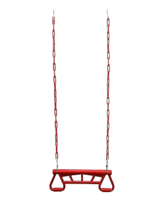 REZNOR مجموعة ألعاب أرجوحة ترابيز من ريزنور مع قضيب ترابيز بلاستيكي للأطفال والكبار، RZNR-311، أحمر - Image 2